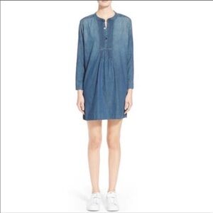 Current/Elliott The Pintuck Shirtdress Miner